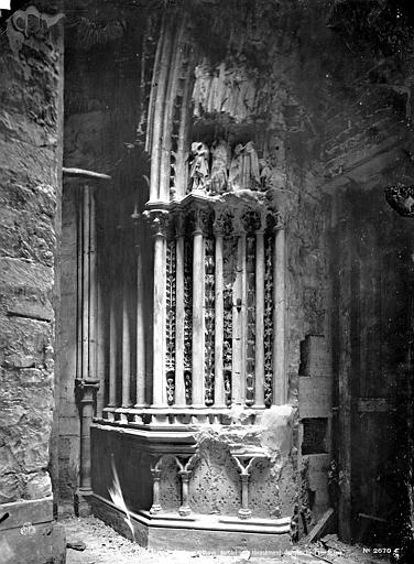 Basilique Saint-Denis Portail de la façade sud : ébrasement gauche, Mieusement, Médéric (photographe), 