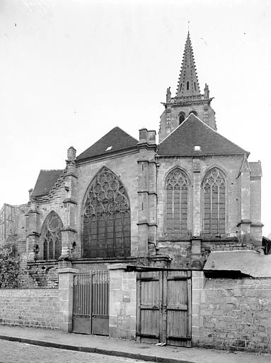 Eglise Saint-Médard Abside, Enlart, Camille (historien), 