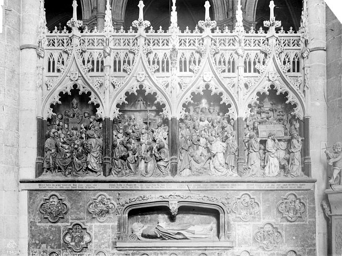Cathédrale Notre-Dame Clôture du choeur : Vie de saint Firmin, Mieusement, Médéric (photographe), 