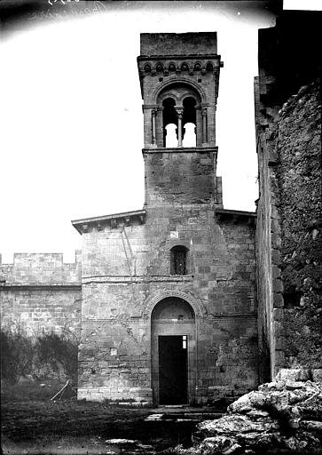 Chapelle Saint-Louis Façade et clocher de la chapelle Saint-Louis, Enlart, Camille (historien), 