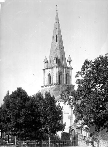 Eglise Clocher, côté sud-est, Mieusement, Médéric (photographe), 