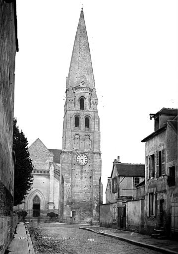 Abbaye Saint-Germain (ancienne) Eglise, façade  ouest, Durand, Eugène (photographe), 