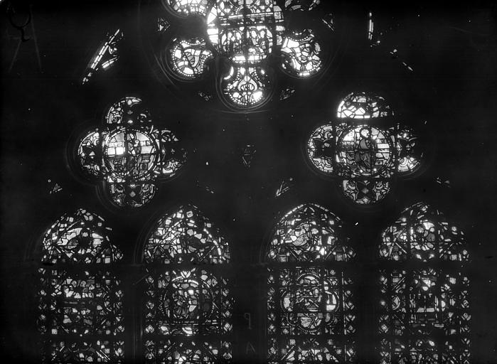 Cathédrale Notre-Dame Chapelles du choeur, vitrail Q', Gaudin, 