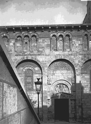 Eglise Notre-Dame-du-Port Partie de la façade sud, Enlart, Camille (historien), 