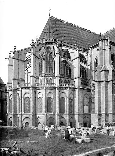 Basilique Saint-Denis Abside, côté nord-est, Mieusement, Médéric (photographe), 