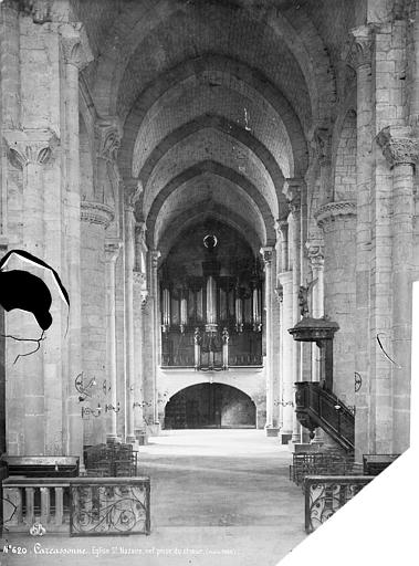 Eglise Saint-Nazaire Intérieur : nef, vue du choeur, Mieusement, Médéric (photographe), 