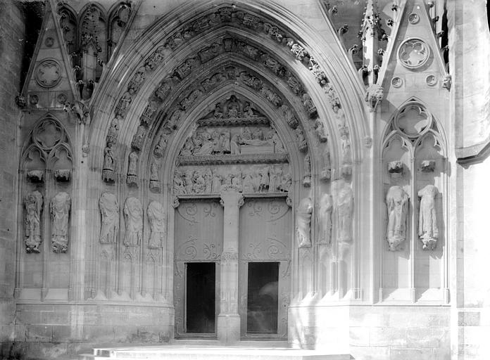 Cathédrale Saint-Etienne Portail, Enlart, Camille (historien), 