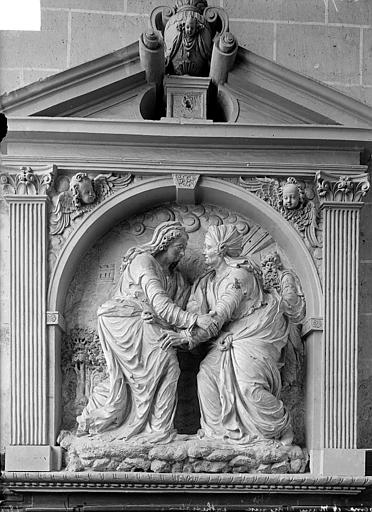 Cathédrale Saint-Etienne Haut-relief, La Visitation, Heuzé, Henri (photographe), 