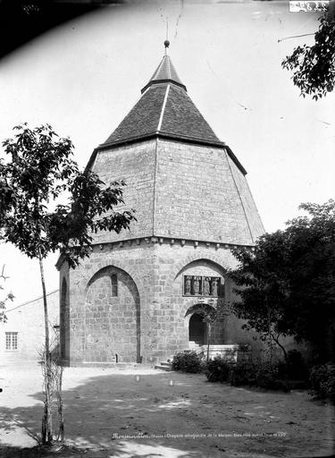 Hôtel-Dieu (ancien) Chapelle octogonale, côté ouest, Durand, Eugène (photographe), 