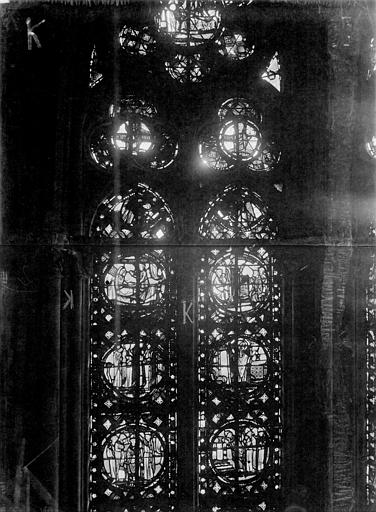 Cathédrale Notre-Dame Chapelles du choeur, vitrail K, Gaudin, 