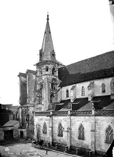 Abbaye Saint-Germain (ancienne) Eglise : clocher, Mieusement, Médéric (photographe), 