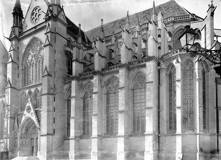 Cathédrale Saint-Etienne Transept et abside, au sud, Enlart, Camille (historien), 