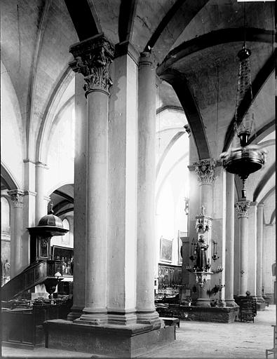 Eglise abbatiale Saint-Gilles Eglise refaite: intérieur, Enlart, Camille (historien), 
