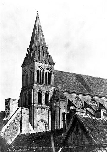Abbaye Saint-Nicolas (ancienne) Eglise : clocher, côté sud-ouest, Le Secq, Henri (photographe), 