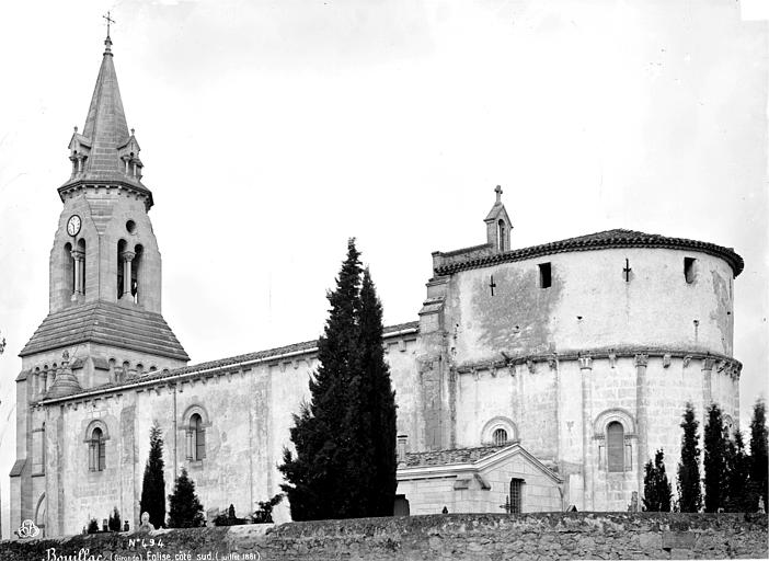 Eglise Saint-Siméon Façade sud, ensemble, Mieusement, Médéric (photographe), 