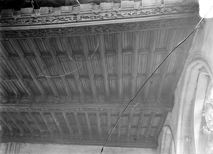 Hôtel Le Vergeur ; Musée du Vieux Reims Vue intérieure : Plafond, Sainsaulieu, Max (photographe), 