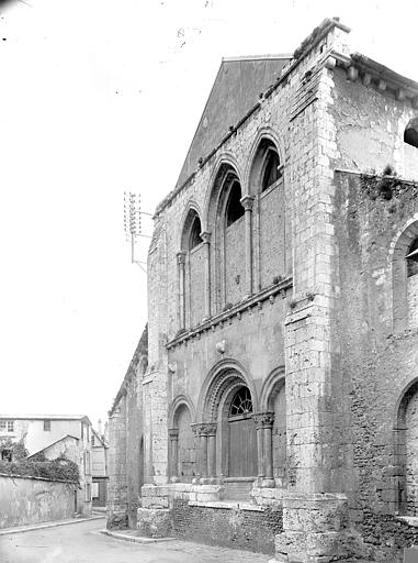 Eglise Saint-André (ancienne) Façade ouest en perspective, Durand, Jean-Eugène (photographe), 