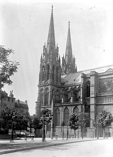 Cathédrale Notre-Dame Clocher, au sud, Chaine, Henri (architecte), 
