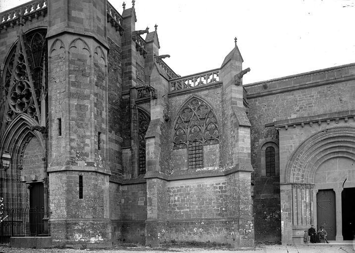 Eglise Saint-Nazaire Façade nord: détail, Enlart, Camille (historien), 