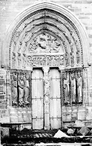 Basilique Saint-Denis Portail, Durand, Eugène (photographe), 
