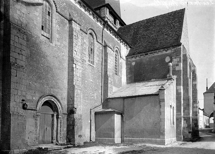 Eglise collégiale Saint-Germain Façade sud, Enlart, Camille (historien), 