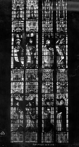 Cour d'appel Sainte-Chapelle, verrières, Durand, Eugène (photographe), 