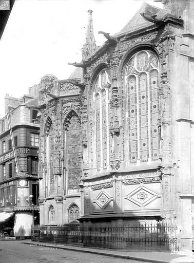 Eglise Notre-Dame-de-Froide-Rue (ancienne) ou Eglise Saint-Sauveur (actuelle) Abside, côté nord, Durand, Jean-Eugène (photographe), 
