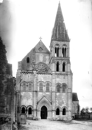 Abbaye Saint-Nicolas (ancienne) Eglise, ensemble ouest, Durand, Eugène (photographe), 