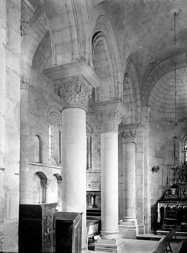Eglise collégiale Saint-Germain Choeur et bas-côté, Enlart, Camille (historien), 