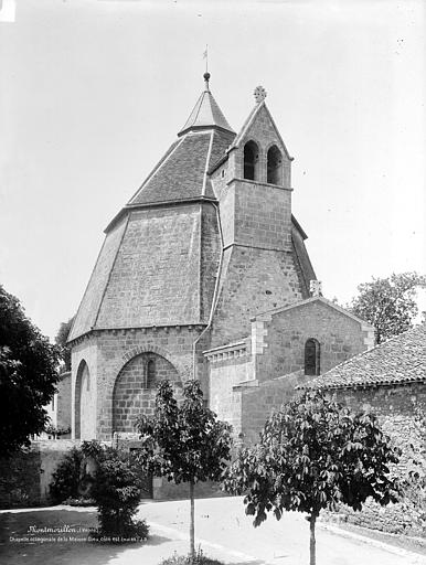 Hôtel-Dieu (ancien) dit aussi Maison-Dieu des Augustins (ancienne) Chapelle octogonale, côté est, Durand, Jean-Eugène (photographe), 