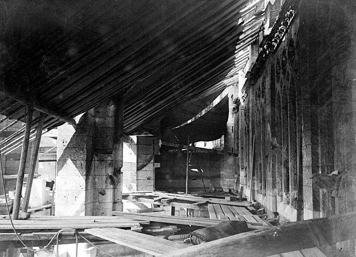 Cathédrale Travaux de restauration, Chaine, Henri (architecte), 