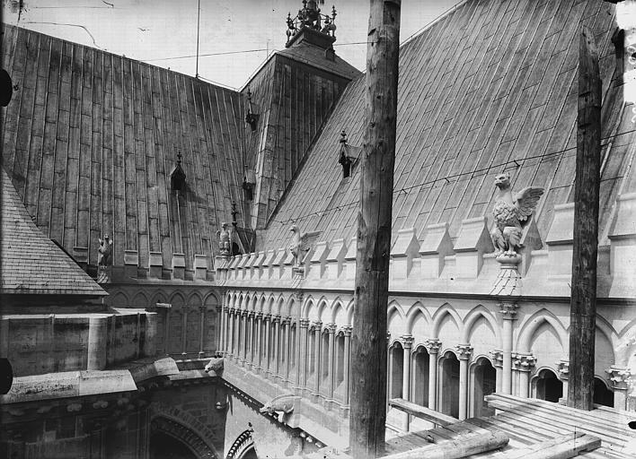 Cathédrale Notre-Dame Jonction des toitures de l'abside et du transept, Lajoie, Abel, 