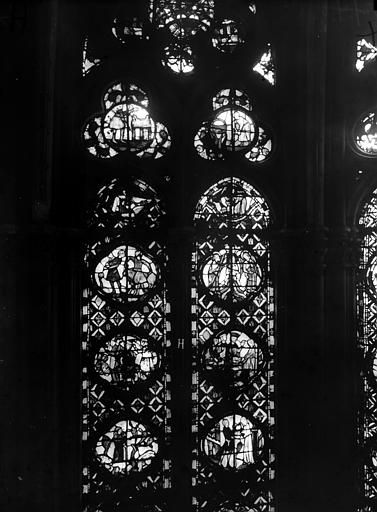 Cathédrale Notre-Dame Chapelles du choeur, vitrail H', Gaudin, 