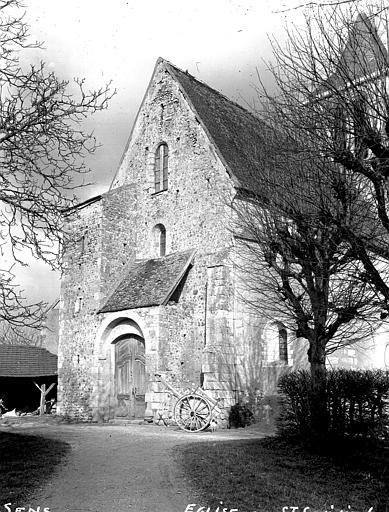 Eglise Saint-Savinien Façade ouest, Louzier (photographe), 