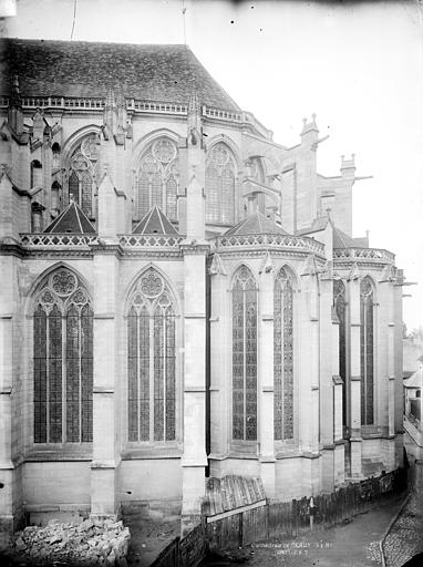Cathédrale Saint-Etienne Abside, côté sud, Durand, Jean-Eugène (photographe), 