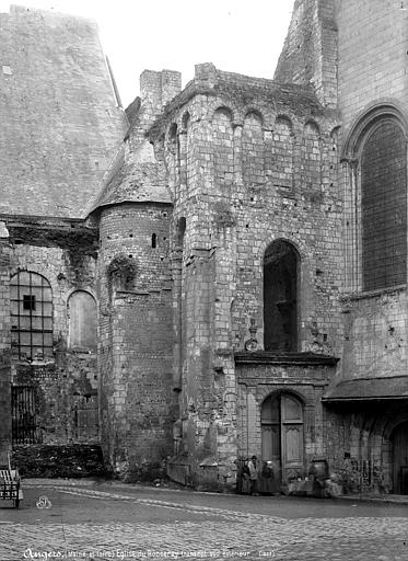 Abbaye du Ronceray (ancienne) Eglise, transept sud, extérieur, Mieusement, Médéric (photographe), 