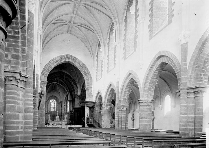 Abbaye des Mauristes; église Nef, Enlart, Camille (historien), 