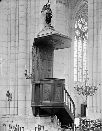 Cathédrale Saint-Etienne Chaire, Gossin (photographe), 