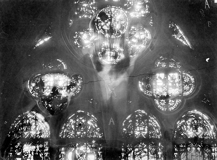Cathédrale Notre-Dame Chapelles du choeur, vitrail A, Gaudin, 