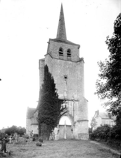 Eglise Saint-Pierre-aux-Liens Ensemble ouest : Tour clocher, Heuzé, Henri (photographe), 