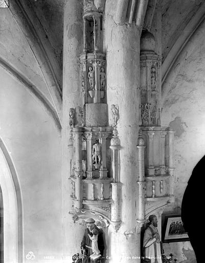 Eglise Niches sculptées dans le bas-côté nord, Neurdein (frères) ; Neurdein, Louis ; Neurdein, Louis (photographe), 