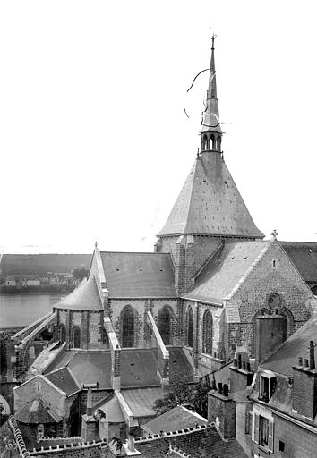 Eglise Saint-Nicolas-Saint-Lomer Abside et tour centrale, Mieusement, Médéric (photographe), 
