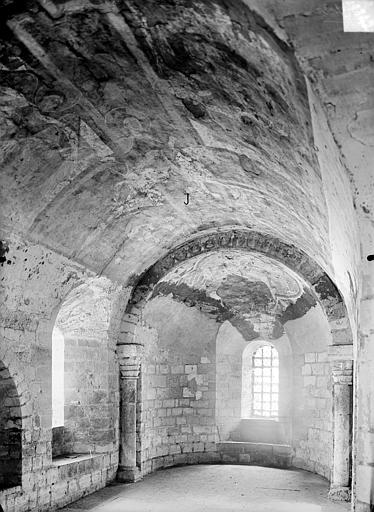 Cathédrale (ancienne) ; Eglise Saint-Etienne Crypte : Peintures murales, Gossin (photographe), 
