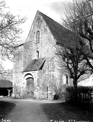 Eglise Saint-Savinien Façade ouest, Louzier (photographe), 