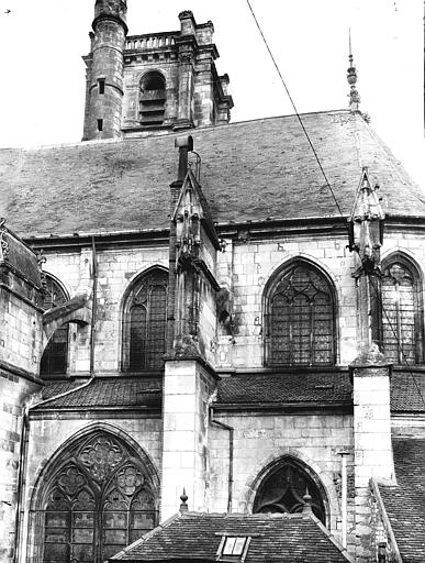 Eglise Saint-Thibault Abside, Louzier (photographe), 