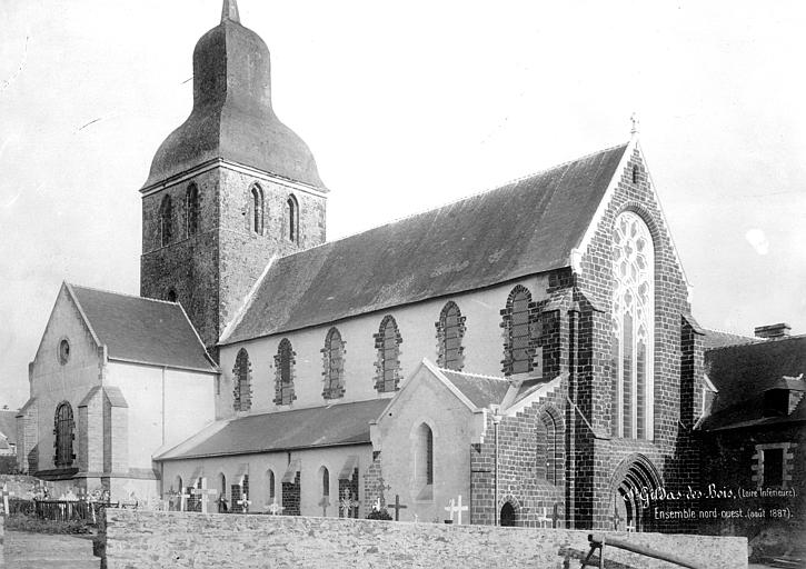 Abbaye des Mauristes; église Ensemble nord-ouest, Mieusement, Médéric (photographe), 