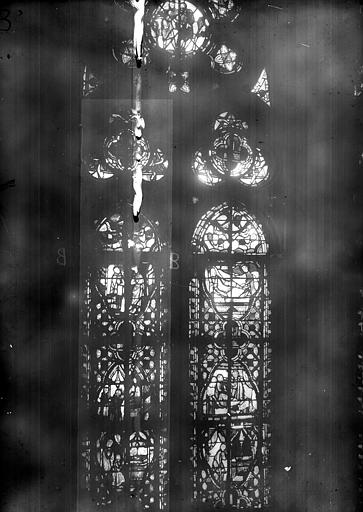 Cathédrale Notre-Dame Chapelles du choeur, vitrail B', Gaudin, 