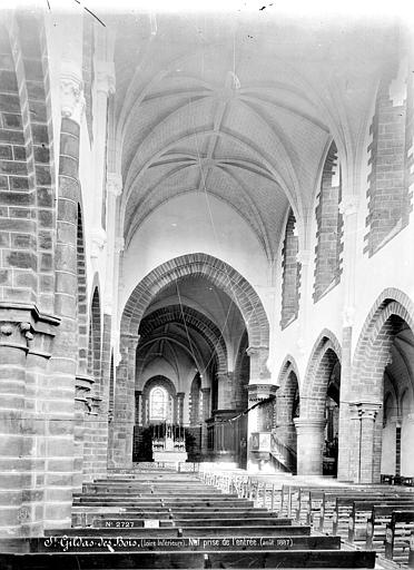 Abbaye des Mauristes; église Vue intérieure de la nef, vers le choeur, Mieusement, Médéric (photographe), 