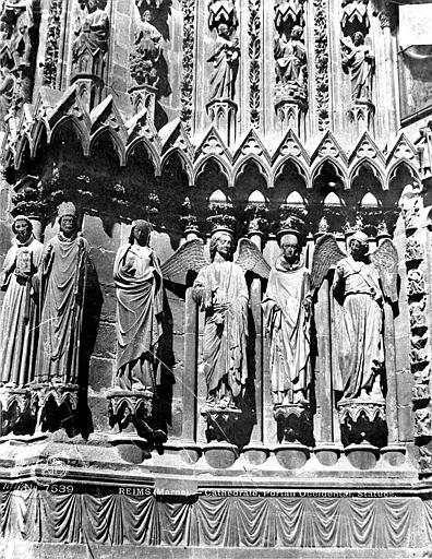 Cathédrale Notre-Dame Portail nord de la façade ouest : ébrasement gauche, Le Secq, Henri (photographe), 