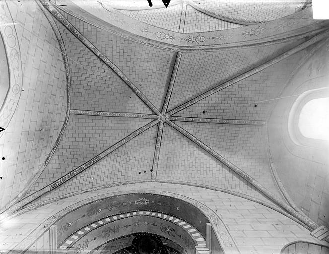 Eglise Notre-Dame (ancienne) Voûte de la nef (vue verticale), Gossin (photographe), 